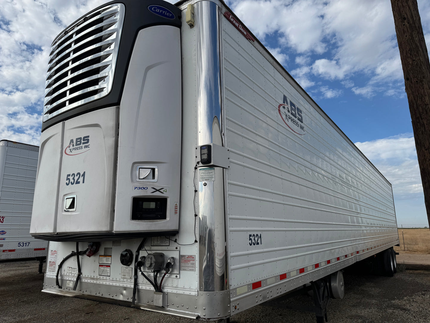 2019 Great Dane 53 FT Reefer | Carrier 7600, Blanca